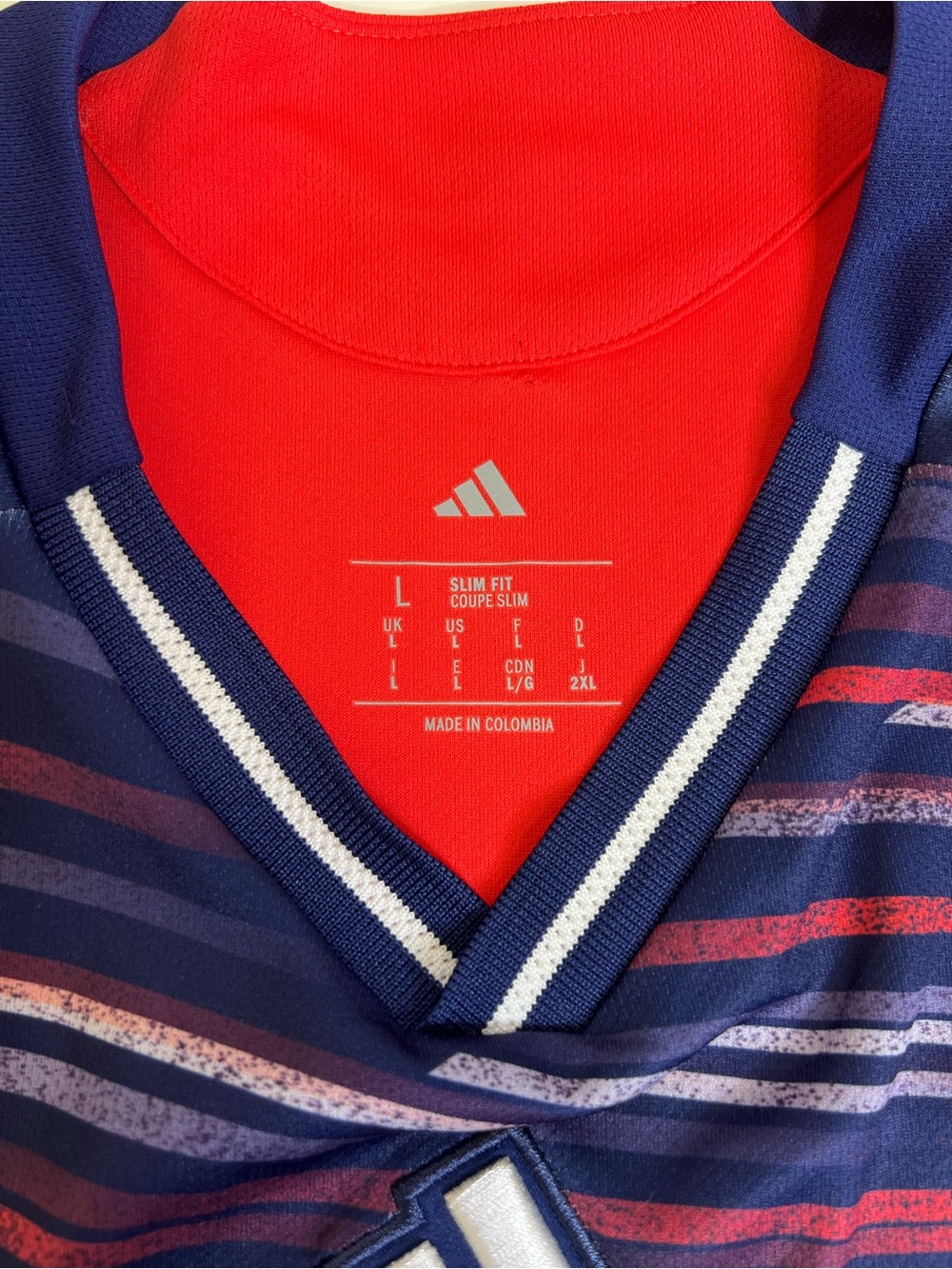 Men's New England Revolution adidas Red 2025 Third Authentic Jersey - Large Slim - Picture 4 of 7